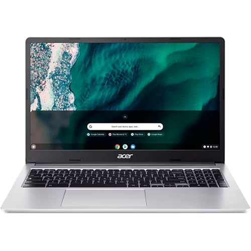 acer Chromebook 315 CB315-4H-C0BR 15.6" Full HD Laptop, Intel Celeron N4500 1.1GHz, 4GB RAM, 64GB eMMC, ChromeOS, Silver
