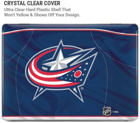 Skinit Case + Skin Compatible with MacBook Pro 14in (2021) - Officially Licensed NHL Columbus Blue Jackets Jersey Design