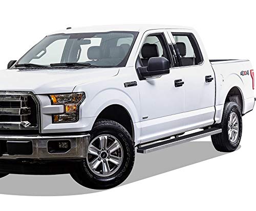 Estribos de acero inoxidable 304 APS 5in para Ford F150 miniatura 6