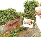 Warmtree DIY Miniature Shrubs Bushes Foliage Terrain Model Kit Sand Table Simulation Landscape War Gaming Terrain Decoration Railroad Scenery War Gaming Scenery