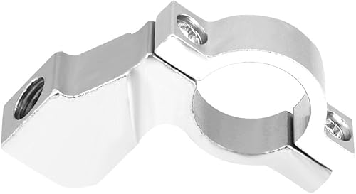 - Soporte de espejo para manillar, soporte de espejo retrovisor de motocicleta de 0.394 in, soporte para adaptador de espejo de montaje en manillar,