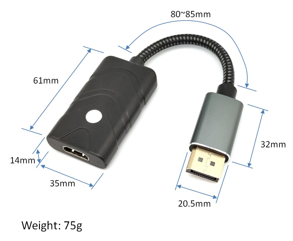 Émulateur EDID DP vers HDMI 8K pour stabiliser votre configuration double écran