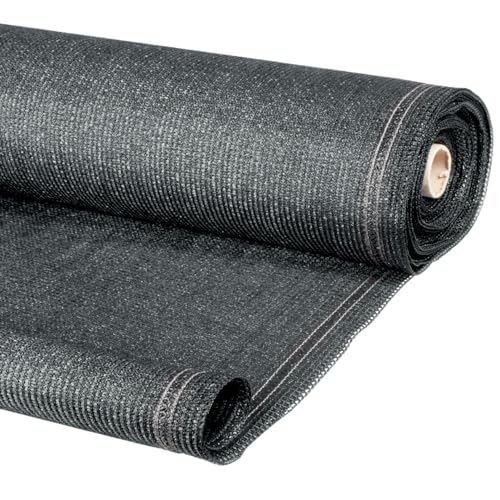 IDMarket - Brise Vue renforcé 1 x 10 M Gris 90 GR/m² Classique