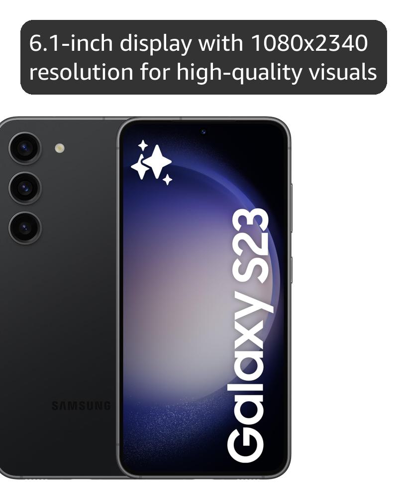 Samsung Galaxy S23 5G SM-S911B/DS 256GB 8GB RAM, 50 MP Camera