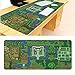 Produktbild Übergroß Extended Mauspad,Kreative Grüne Spielkartenkunst,Gaming Mousepad Mouse Pad Schreibtischunterlage Wasserdicht Fransenfreie Rutschfest Matte Naht Ränder Für Computer Pc Professionelle