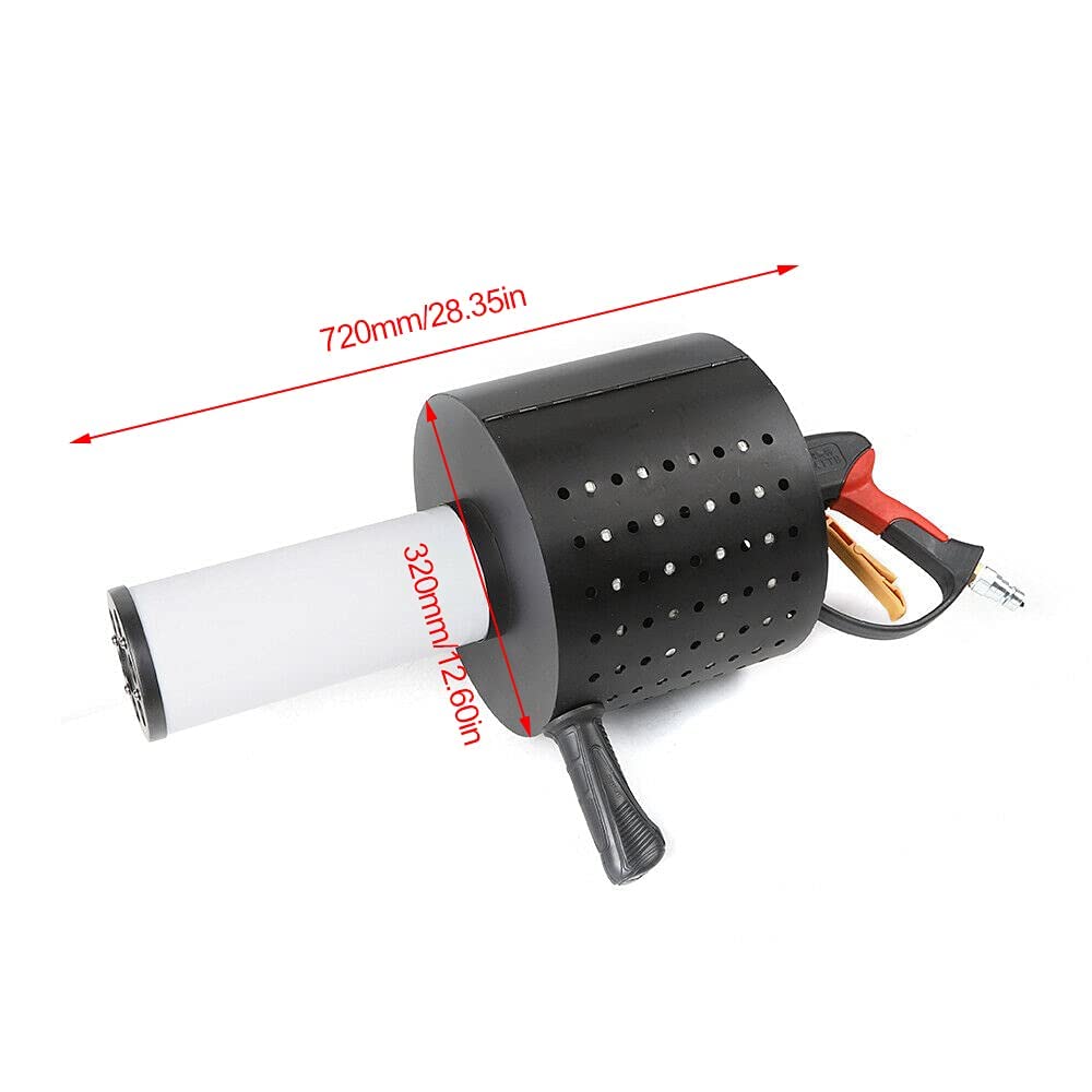 CO2 Handheld Fog Machine CO2 Cannon Confetti Machine 7 Couleurs LED Confetti Blaster Gun Handheld LED CO2 Jet Machine DJ Effects Fogger Smoke Gun pour Halloween Stage Nightclub Concert Live Party