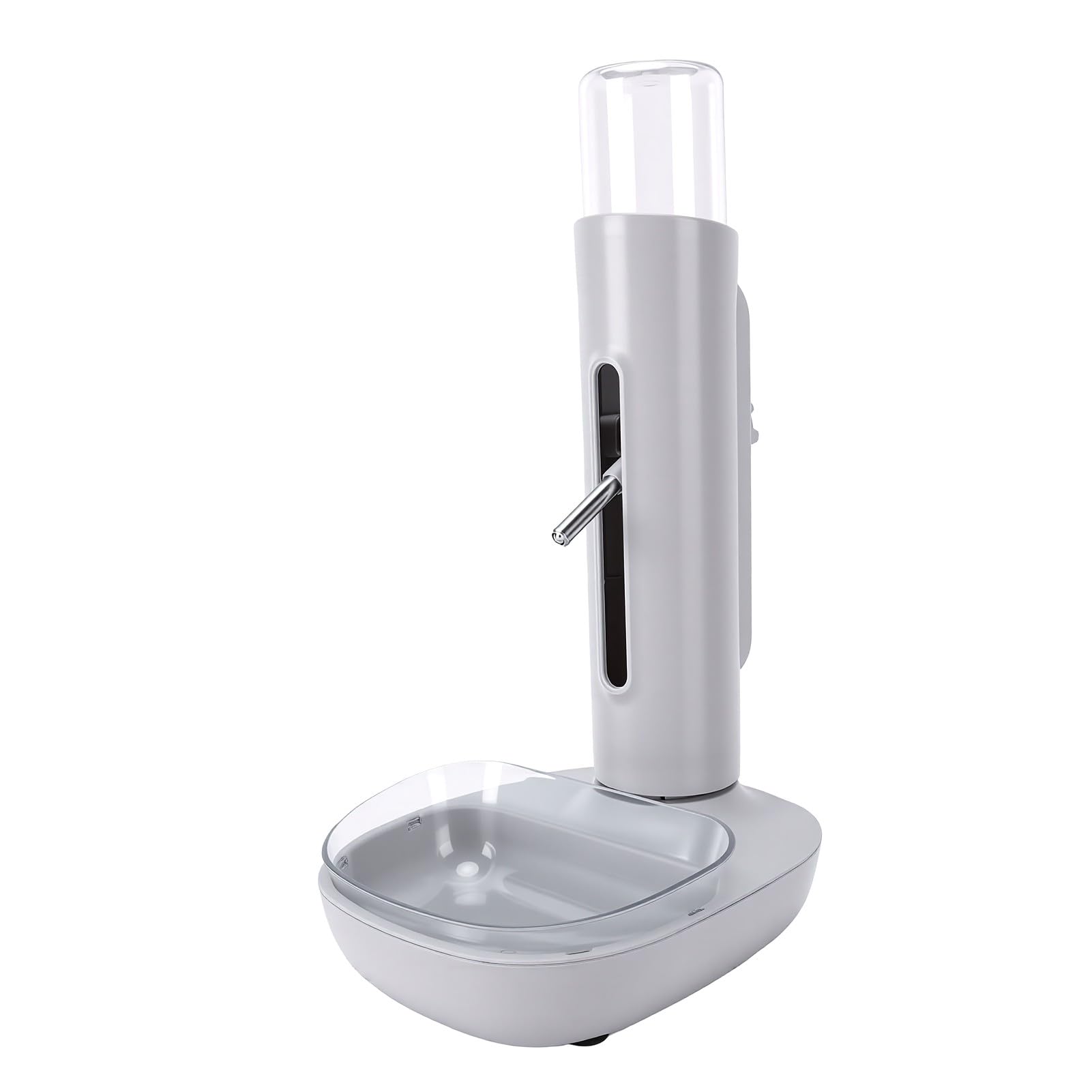 Dispensador de Agua para Gatos con Ajustable (Gris)