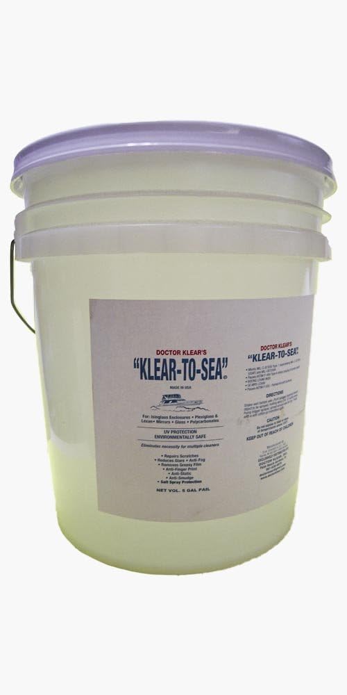Doctor Klear Klear-to-Sea Cleaner Polish Preservative for Plastic, lexan, Clear Vinyl, Glass, Mirrors, Chrome and More.