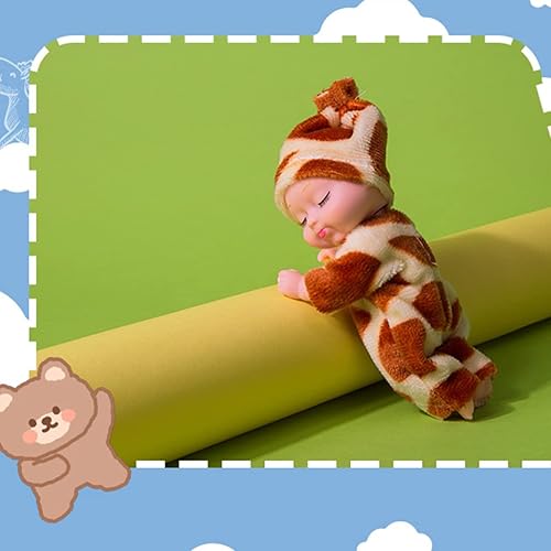 Miniatura 9 de Wekvgz 8 muñecas de bebé Reborn de 4 pulgadas realistas realistas con ropa y sombrero juguete para niñas niños y niños mayores de 3 años como