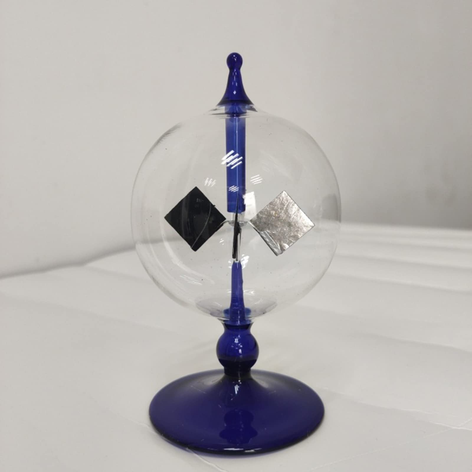 4 Bladen Roterende Glazen Windmolen Op Zonne-energie Crookes Radiometer Light Milleducatief Onderwijs Study Tool C