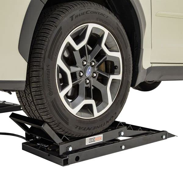 Black Widow Hydraulic Underbody Access Car Lift With Ramp 3,000 Per Pair Capacity Black Widow Hydraulic Underbody Access Car Lift With Ramp 3,000 Per Pair Capacity