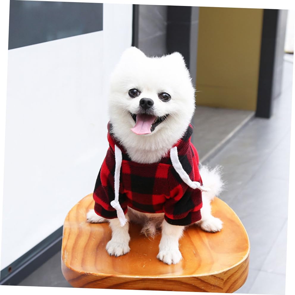 Disfraz de Santa para perro color rojo XL miniatura 7