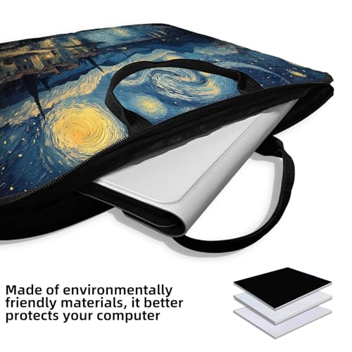 Funda para portátil estilo Van Gogh 15 pulgadas miniatura 3