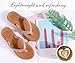 ONCAI Women's Flip Flops with Rhinestone, Arch Support Yoga Mat Comfort Walking Thong Sandal Summer Beach Outdoor Dressy Sandals for Women 2025 Walking Ladies Sandal Rubber Sole Khaki Size 8