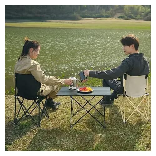 Table pliante de camping robuste et son ensemble de chaises