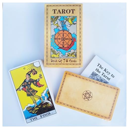 Origineel Tarot Kaarten Deck met Gids Boek voor Beginners, Alternatief voor Rider Waite Tarot Deck, Inclusief Kleurrijke Guidebook, Traditionele Tarot Kaarten 78 Deck