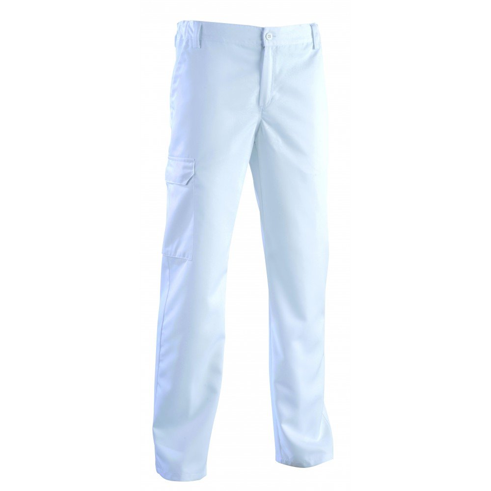 Clemix by Lafont Pantalon Médical Homme Roméo Blanc
