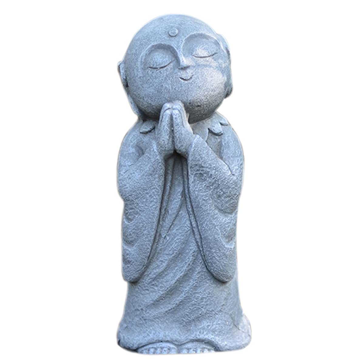 Le Grand Jizo Statue, Zen Statue de Bouddha pour Votre Jardin, Décoration extérieure Ornements