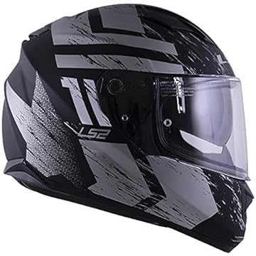 Capacete LS2 FF320 Stream Hunter Preto Fosco Titanium 62/XL