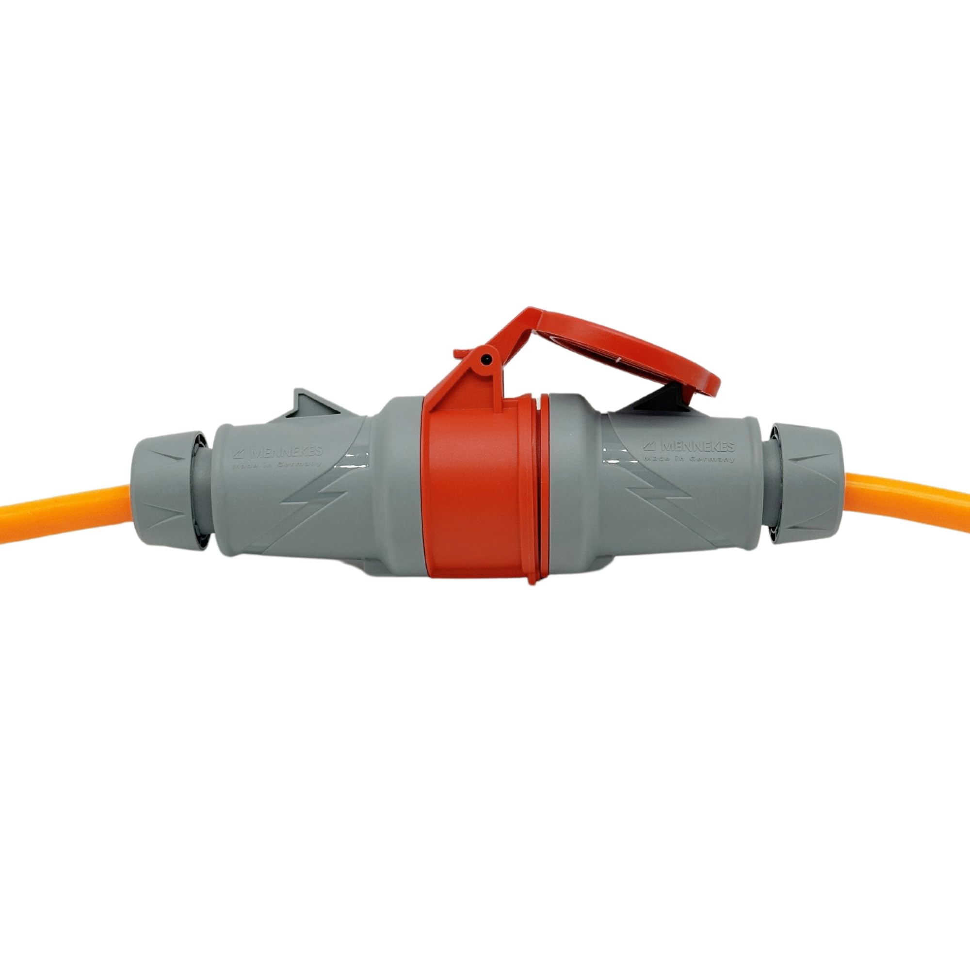 CEE Starkstromkabel 32A H07BQ-F 5x6mm² 25m MENNEKES Stecker/Kupplung IP44