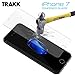 iPhone 7 Rounded Edge Pro Tempered Glass Screen Protector Anti Glare, Anti Fingerprint, Shatterproof, Anti-Scratch, No Bubbles for iPhone 7 4.7" - By TRAKK