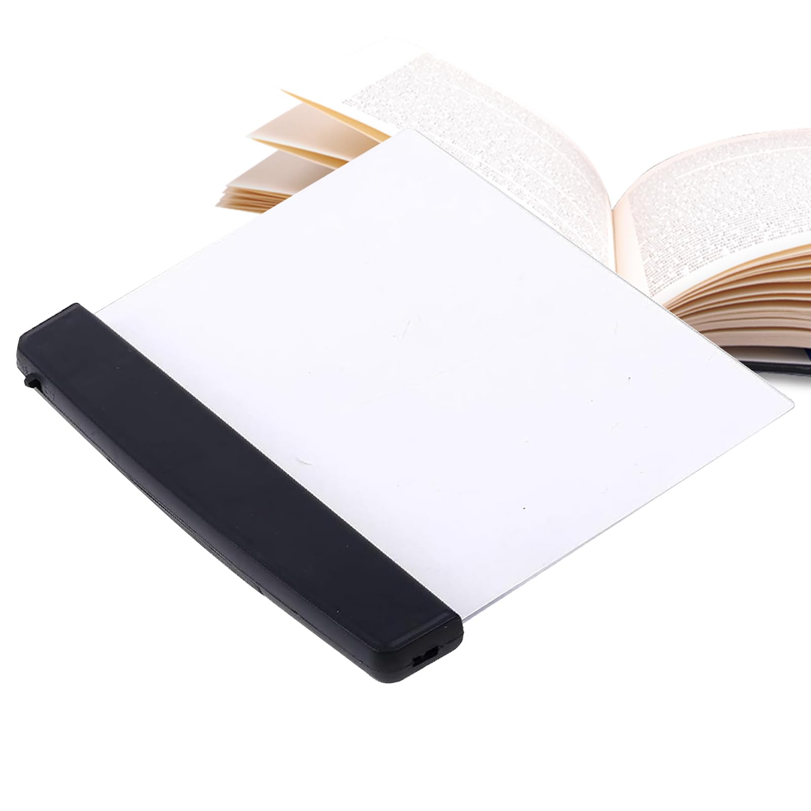 Lampka do czytania książek LED - Lampka z klipsem do ochrony oczu dla książek, tabletów, laptopów | Regulowana jasność i elastyczna szyjka, ładowanazasilany bateryjnie do spania, podróży lub nauki