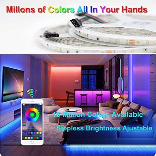 Tira LED Kumquat 10 metros RGB con Música Bluetooth miniatura 4