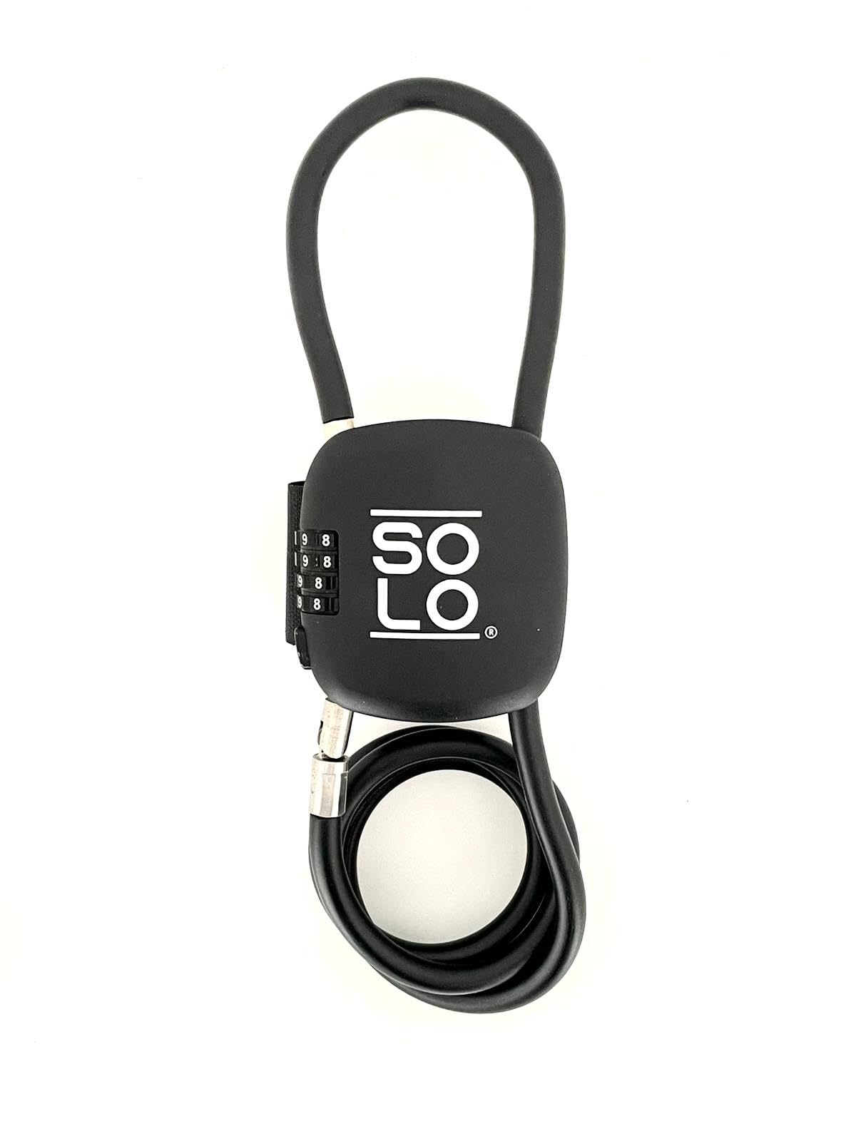 Solo Lock Scoot Lock, Electric Scooter Lock, 4-Digit Combination Cable