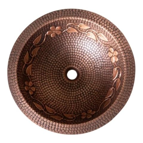 FH FOHOME Handcrafted Copper Vessel Sink Cover