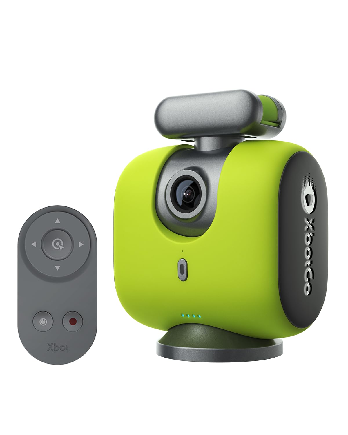 XbotGo Chameleon Cámara Deportiva Automática 4K 60FPS-Cámara de Acción con Seguimiento para Fútbol y Baloncesto en Deportes de Equipo, Transmitir en Directo, Compatible con iOS y Android (Verde Limón)