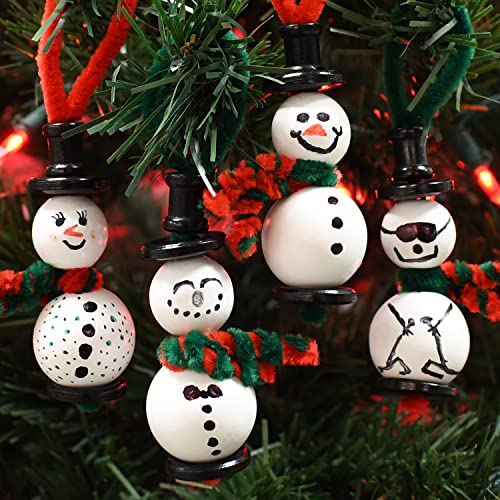 READY 2 LEARN Christmas Crafts | Create Your Own Bead Snowmen | S...