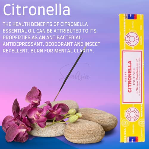 Satya Nag Champa Citronella Incense Sticks - Image 2