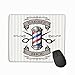 Produktbild Rutschfester Dicker Gummi Große Mousepad Friseur Emblem Pole Schere Band Text Old Vintage Style Option Farbe Modern