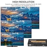 NOWBOTUCH 4K@60Hz 4x1 HDMI 2.0 Switch Selector 4 Port HDR IR Remote 4Kx2K Box 4 in 1 Out UHD Switcher Support HDR 18Gps HDCP 2.2 Dolby Vision Ultra HD 3D 2160P 1080P - Image 5