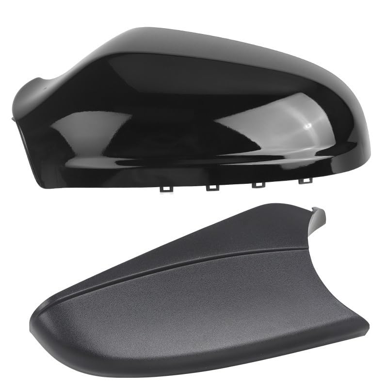Couvercle de rétroviseur pour Opel Astra H MK5 2004-2009 support inférieur gauche noir