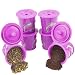6 Pack Reusable Mesh Coffee Filters For Keurig 2.0 and Classic 1.0 Coffee Makers, Universal Reusable Refillable Single K Cups Fits K200, K300/K350, K400/K450/K460, K500/K550/K560