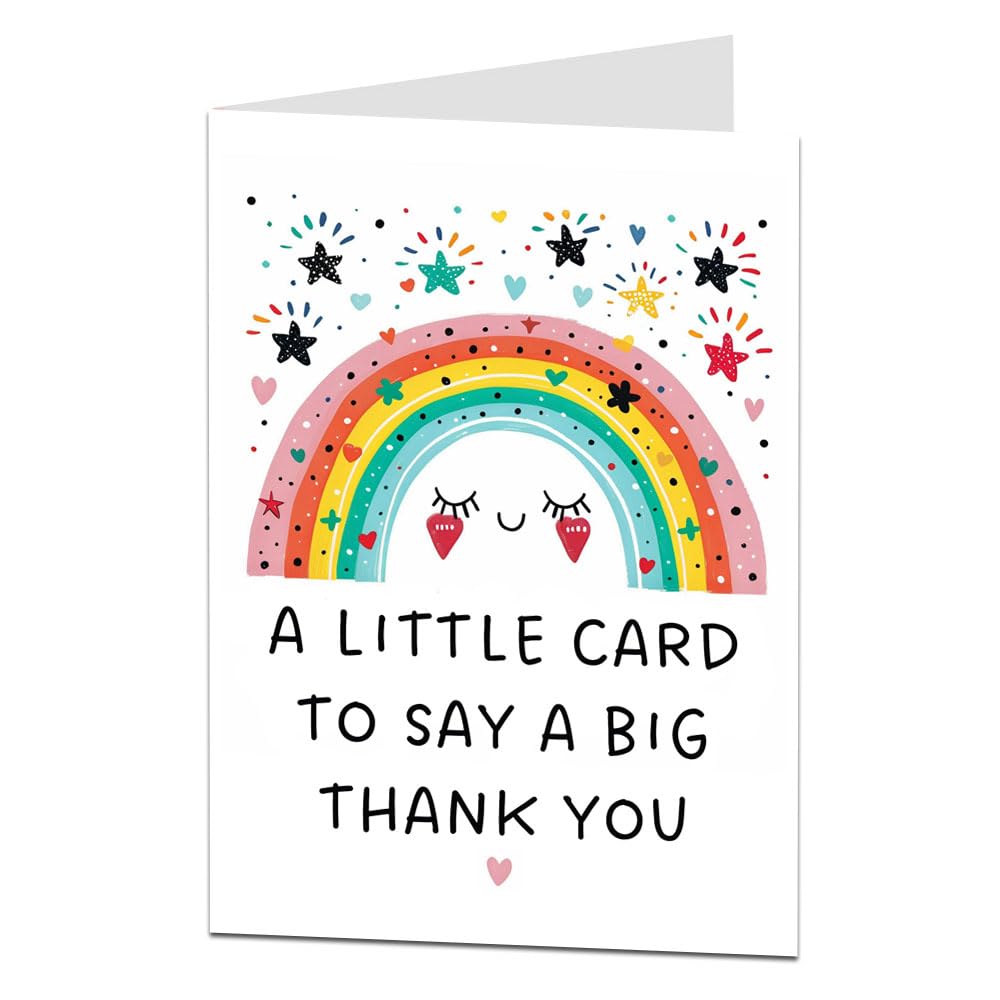 A Little Card To Say A Big Thank You' Appreciation Biglietti di