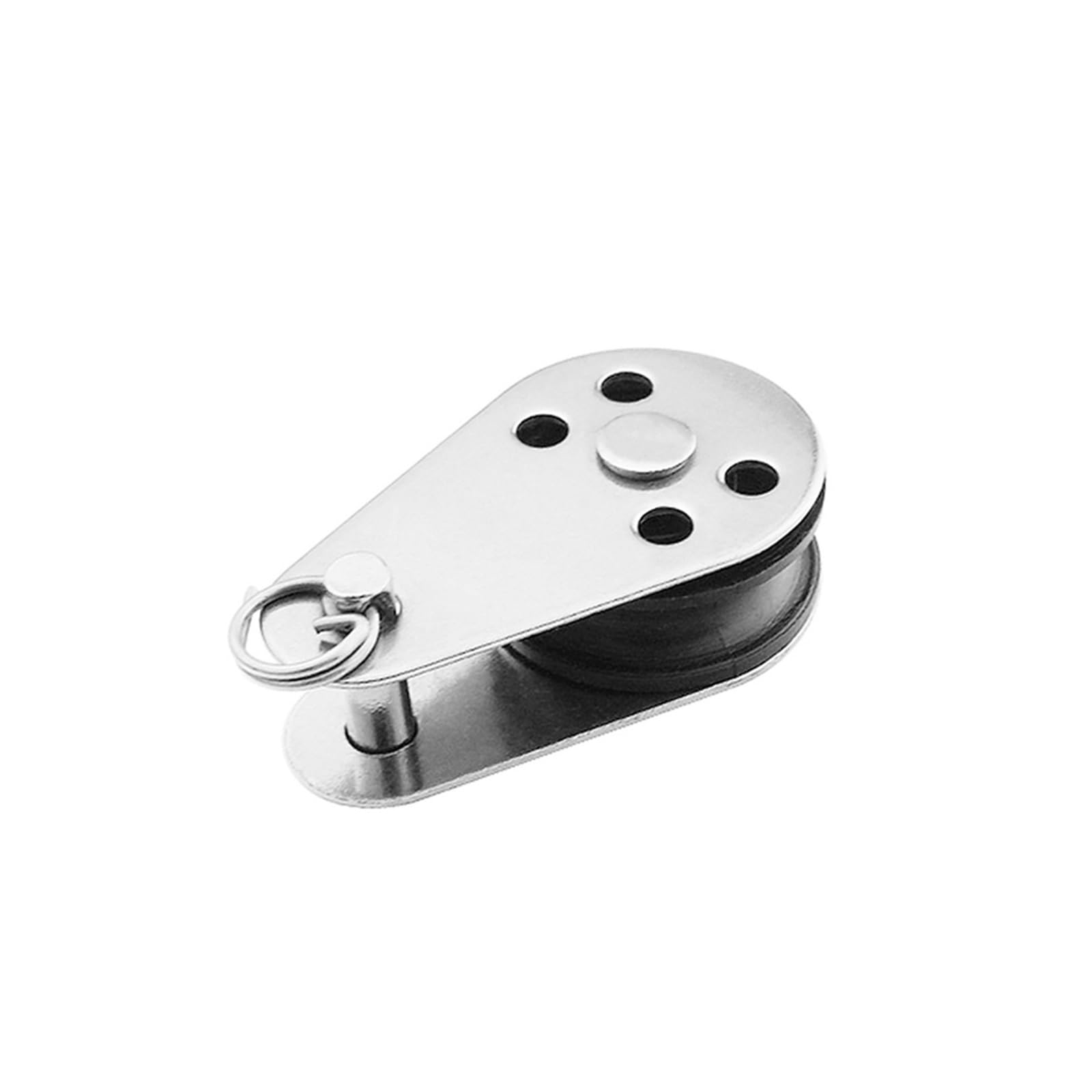 SSIMOO 2/4 Uds. Bloques de polea Simple de Acero Inoxidable 316 polea extraíble polea de Nailon Compatible con tendedero Muelle de Vela elevación Colgante (Color : 45x26mm, Size : 12Pcs)