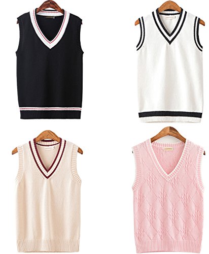 Shalypoly シャリポリ Vネック ニットベスト スクールベスト 無地 制服 ブレザー スクール ニット ベスト レディース チョッキ 綿 無袖 セーター 学生服 ニットセーター コスプレ 衣装 コスチューム の感想 ブクログ