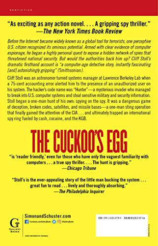Image of CUCKOOS EGG: Tracking A Spy Through The Maze Of Computer Espionage