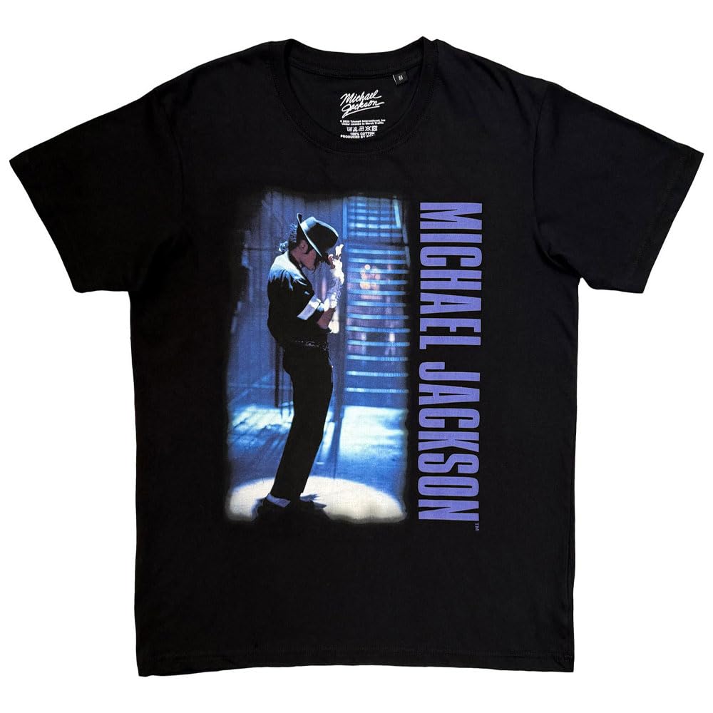 Rock Off officially licensed products Michael Jackson Black Or White Panther Dance Men's Black T-Shirt