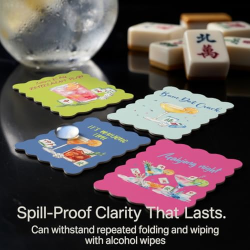 TheClover Mahjong Barajas Mezcladoras 4 PCS miniatura 5