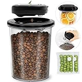 DREAMEALTHY Electric Vacuum Coffee Canister - 1.5L...