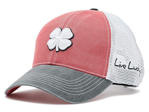 Black Clover Unisex Two Tone Vintage 40 Adjustable Hat White/Red/Navy One Size