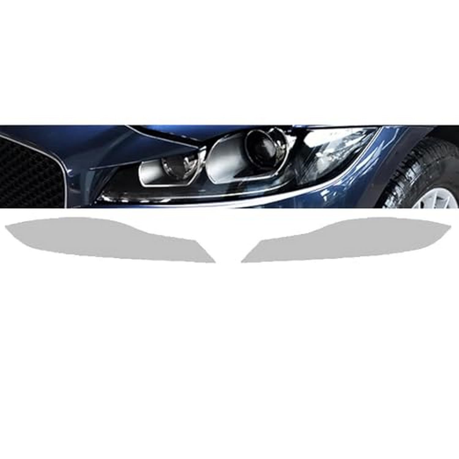 Film teinté phares Jaguar F-Pace X761 protection premium transparent