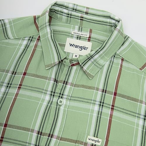 Image of Wrangler Men's Checkered Blue Shirt