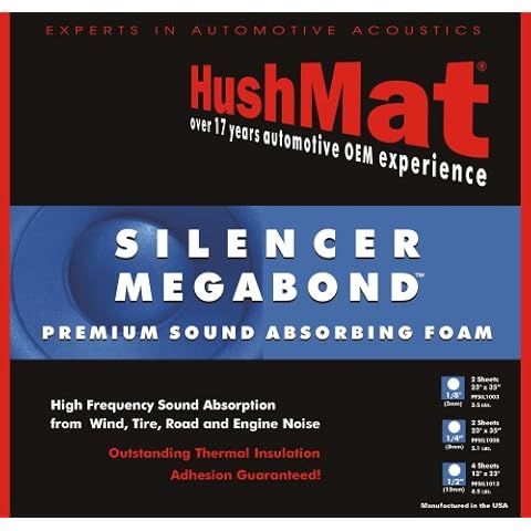 20300 Silencer Megabond Floor Kit - (2) 23" x 36" Sheets - 1/2in Thick 11.5 SqFt. Cover