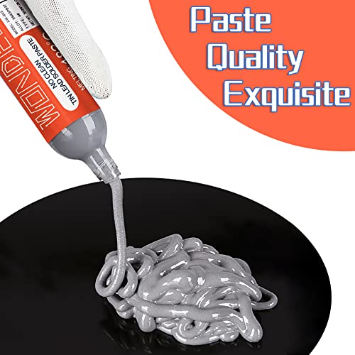 Image of Wonderway Sn42 /Bi58 T4 Lead Free Solder Paste No Clean, 138℃ Melting Point (30gx4packs)