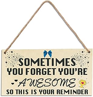 WOLE Birthday Gifts for Women Her for Women Daughter Thinking of You Gifts Xmas Positive for Mum Friendship Plaque Gift for Female Best Friends Sentimental Inspirational Gift for Cheer Up