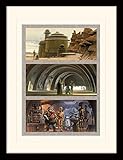 jabba's palace character pack Lieferumfang: Star Wars Gerahmtes Bild Mit Edlem Passepartout | Wand-Bilder | Kunstdruck Poster Im Bilderrahmen
